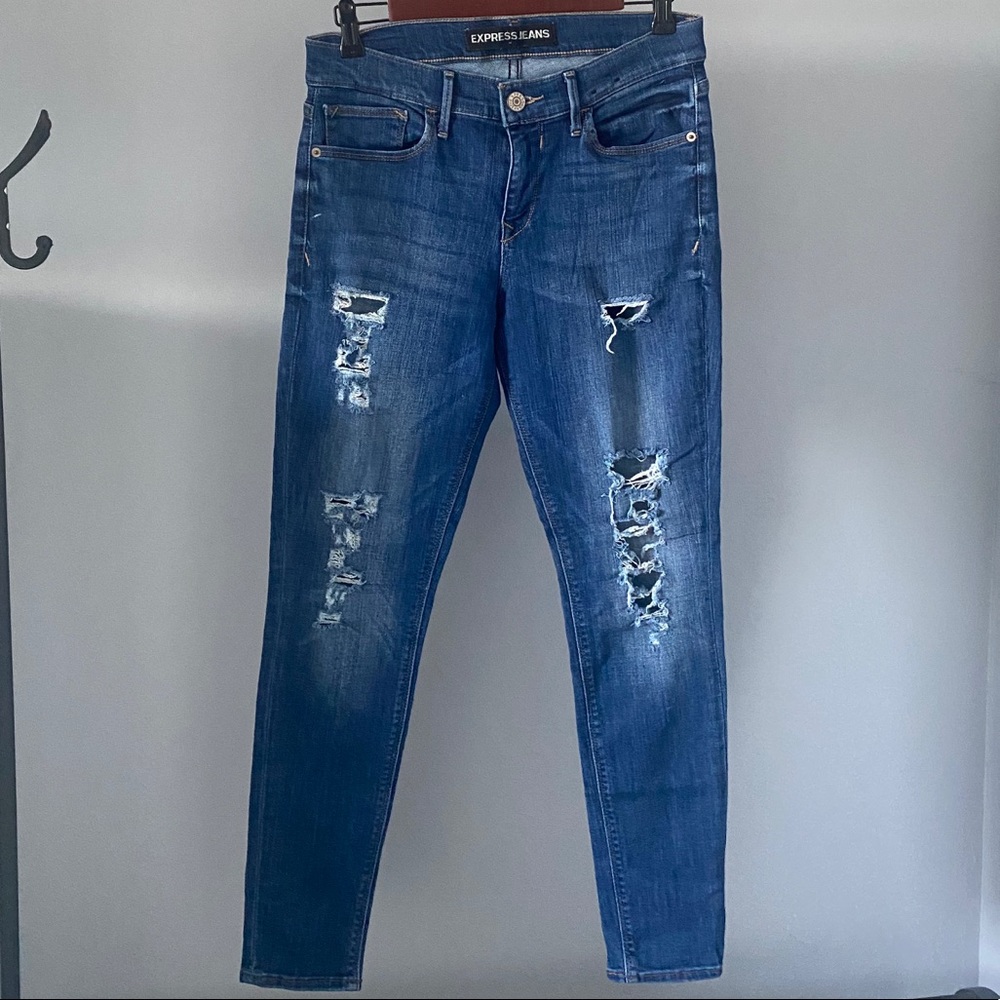 Mid rise Express jeans
